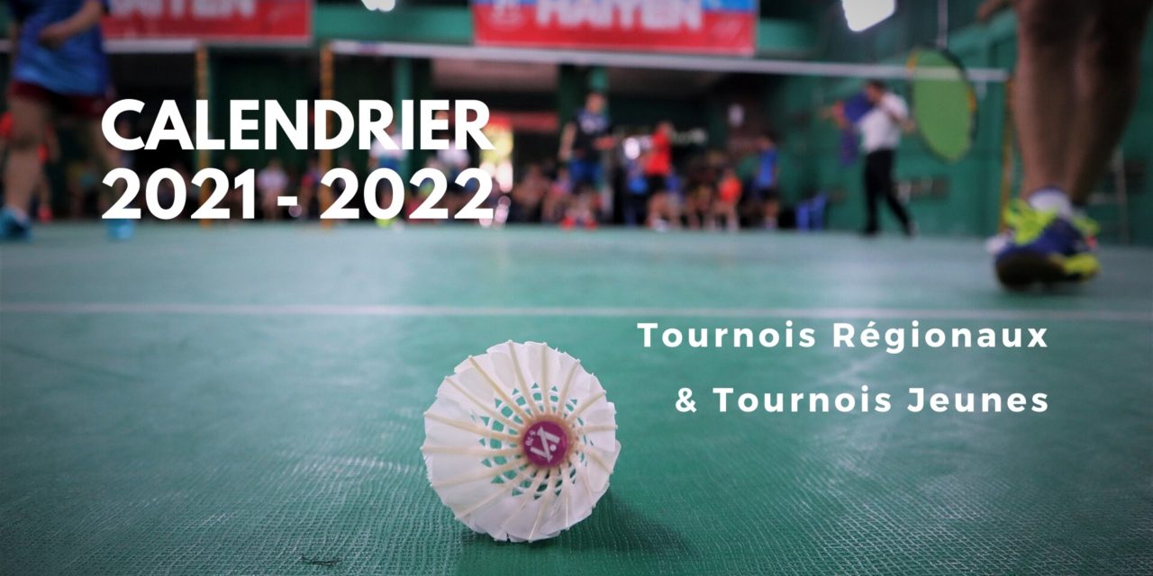 Calendrier tournois 2021 – 2022